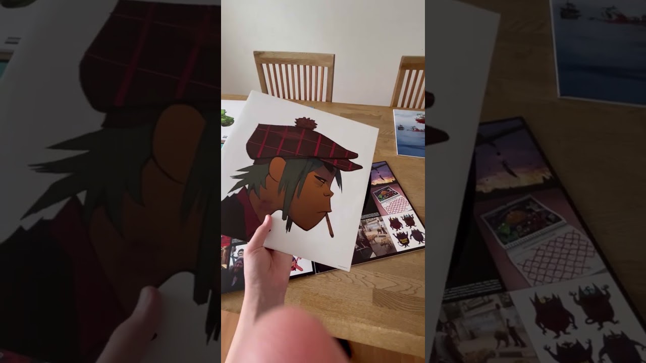 All of my Gorillaz vinyls that I have so far.