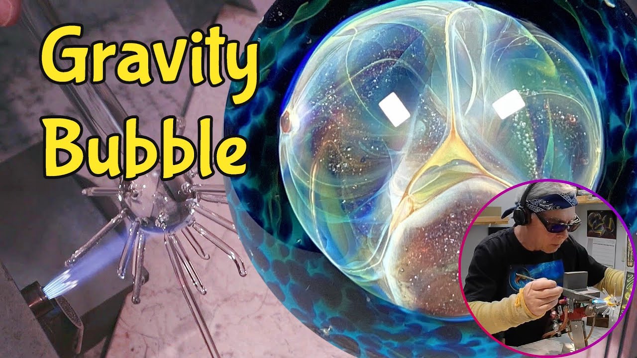 Lampworking Demo of this Borosilicate Vortex Marble / &ldquo;Gravity Bubble&rdquo; / Episode #89