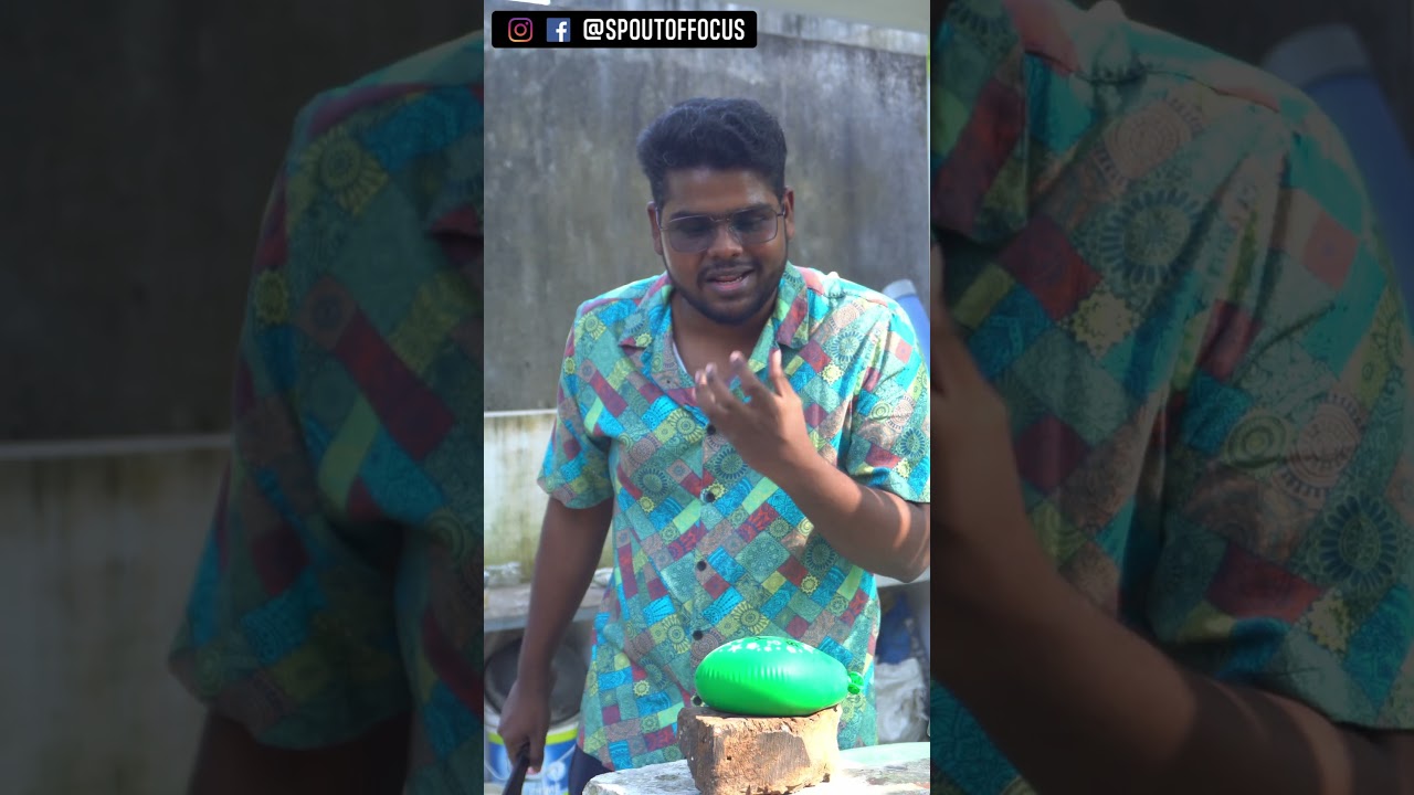 What Happens If You Cut Oobleck in a Balloon? 🤯 #experiment