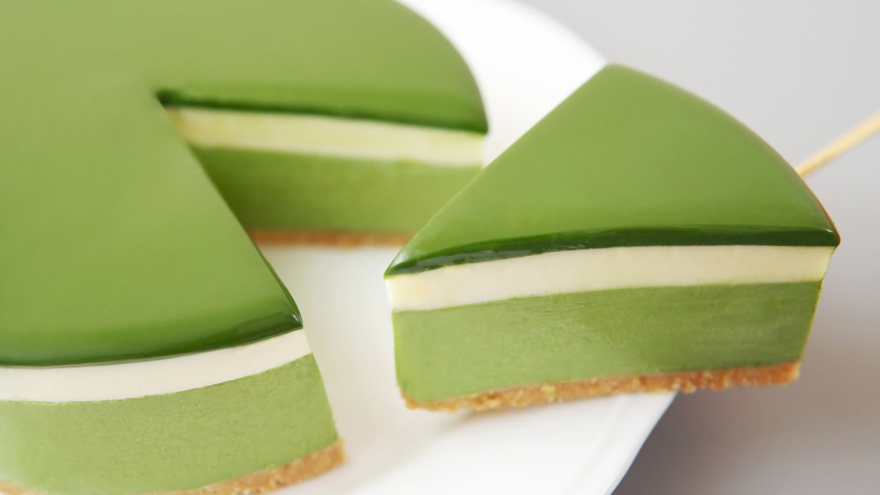No-Bake Matcha Cheesecake Recipe ✿ Green Tea Cheesecake