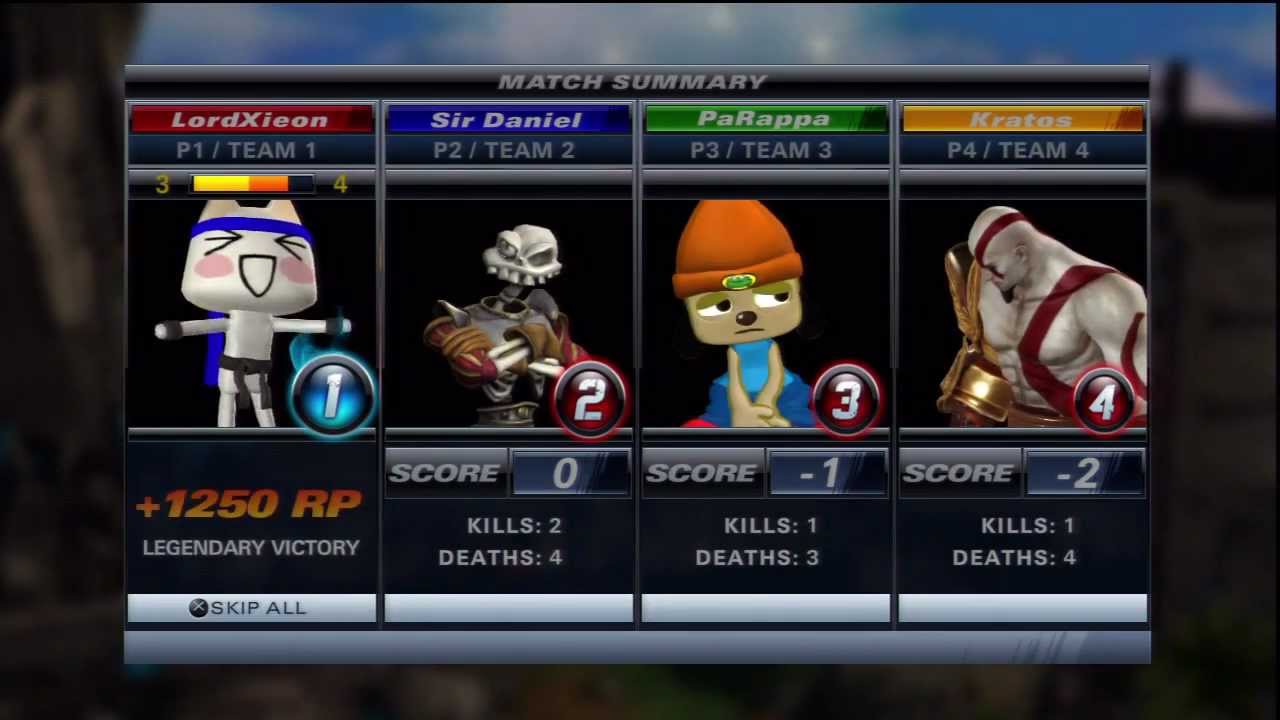 PlayStation All-Stars Battle Royale - Arcade Mode - Toro Story Walkthrough