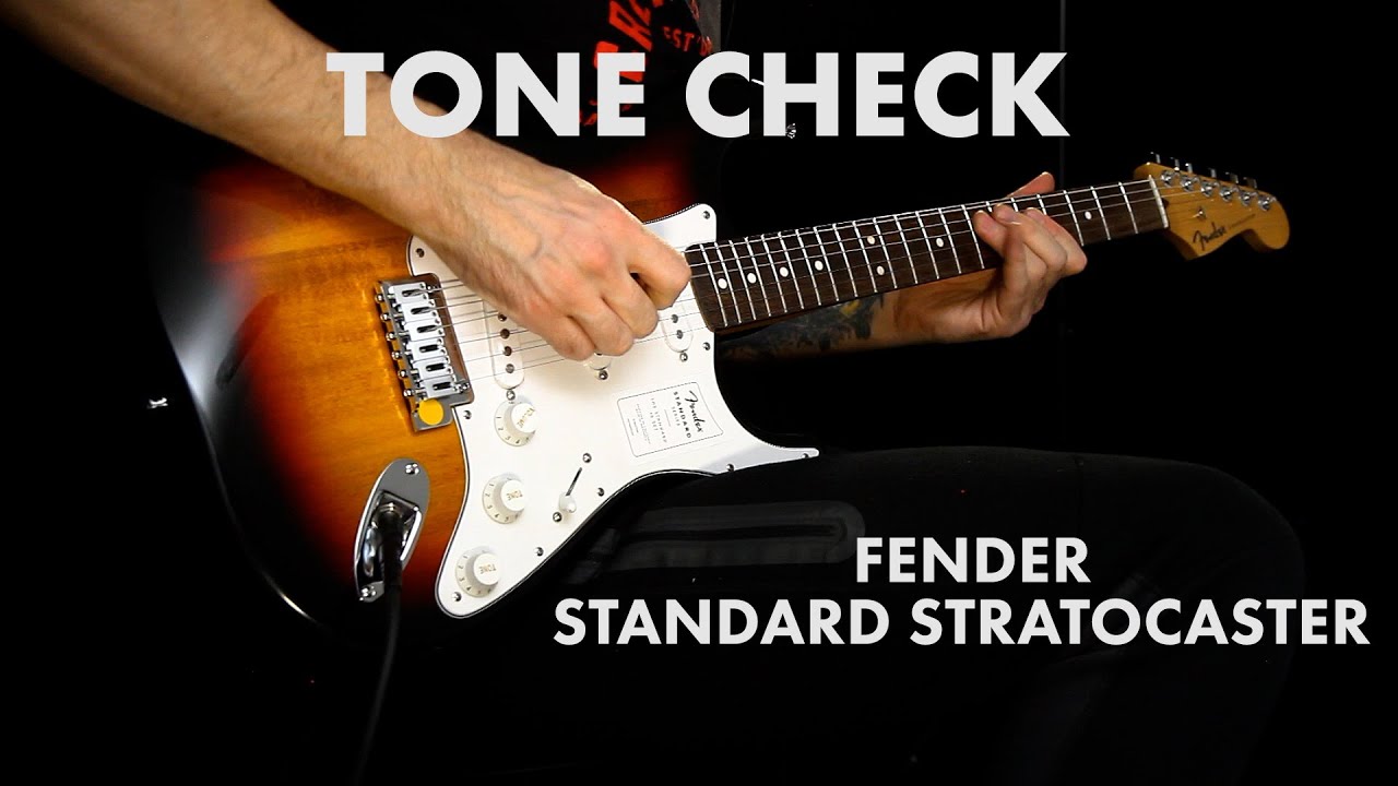 TONE CHECK: Fender Standard Stratocaster Demo | No Talking