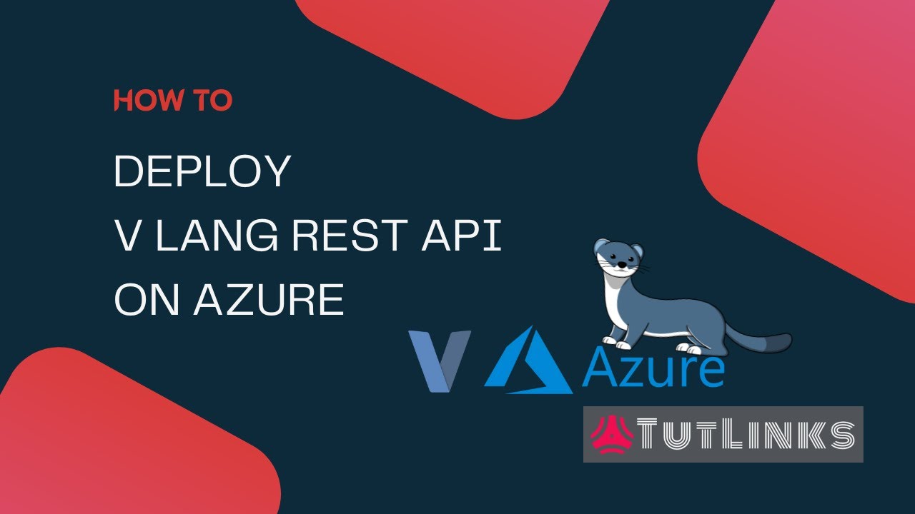 How to deploy V lang REST API on Azure
