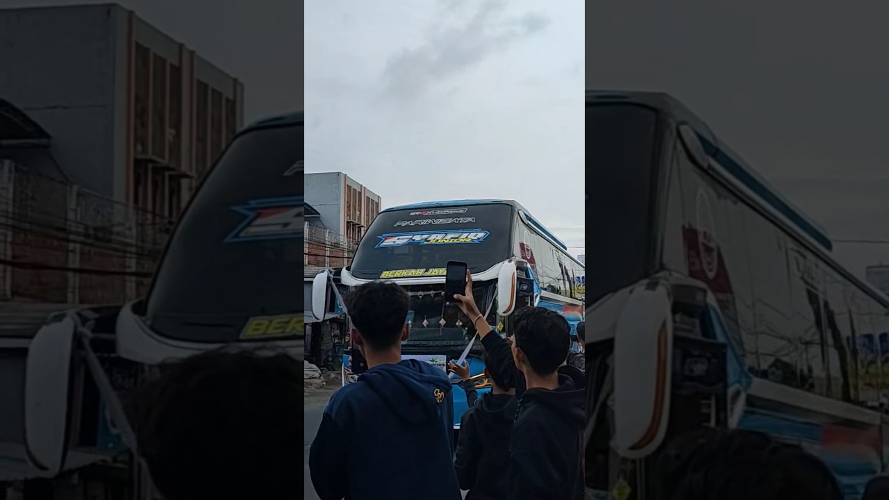Telolet Bus SR2 Syafiq Junior Pt Marvel Putra Trans || Trip Anyer 24 Agustus 2025