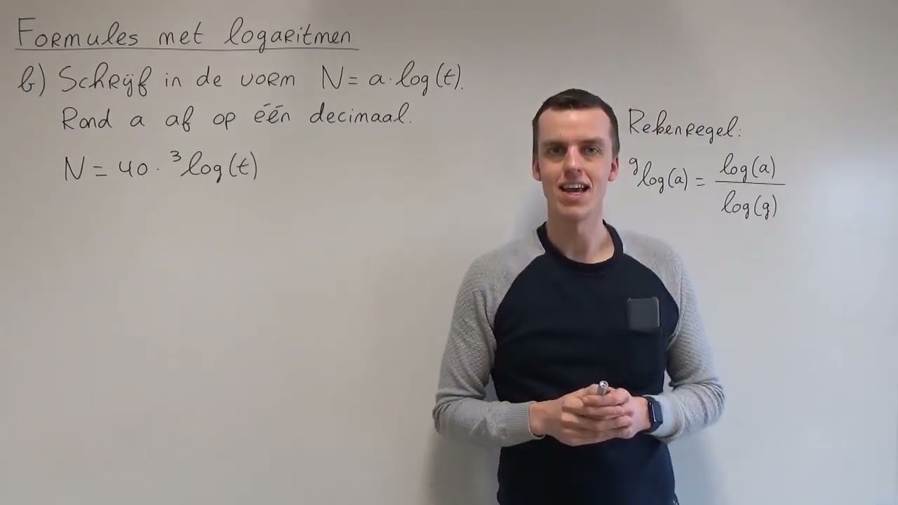Formules met logaritmen (VWO wiskunde A/C)