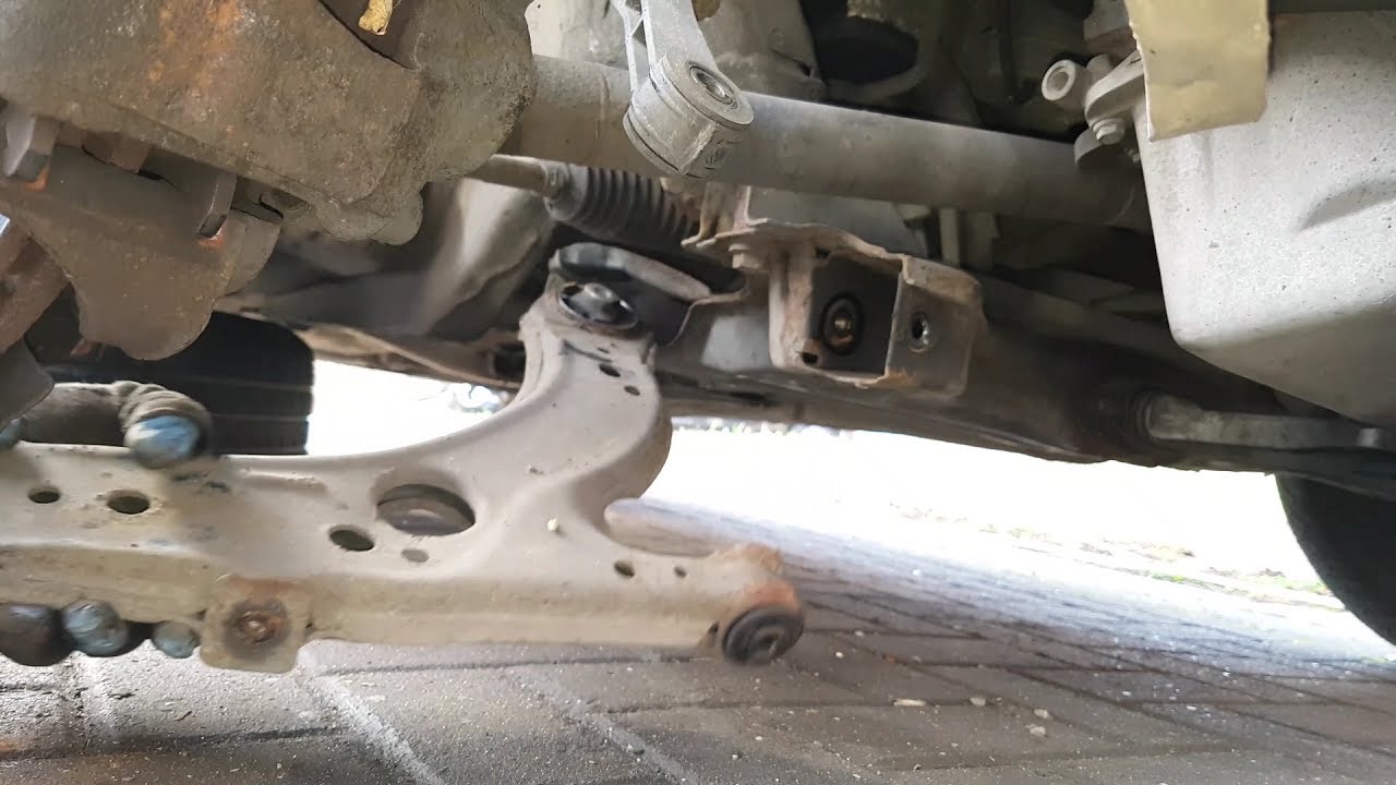 HOW TO REMOVE VW GOLF MK4 LOWER CONTROL ARM WISHBONE