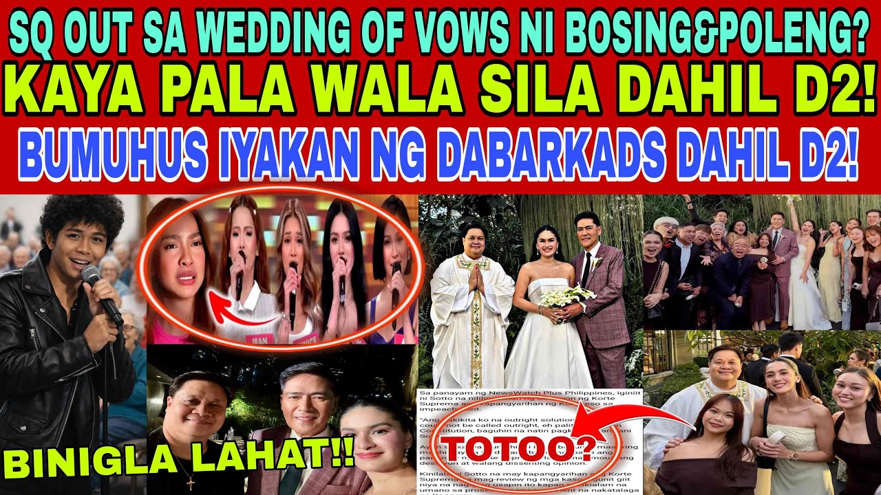 SQ KAYA PALA OUT SA WEDDING VOWS NI VIC SOTTO AT POLENG DAHIL DITO‼️DABARKADS HEADLINE SA 7 WEBSITE❗