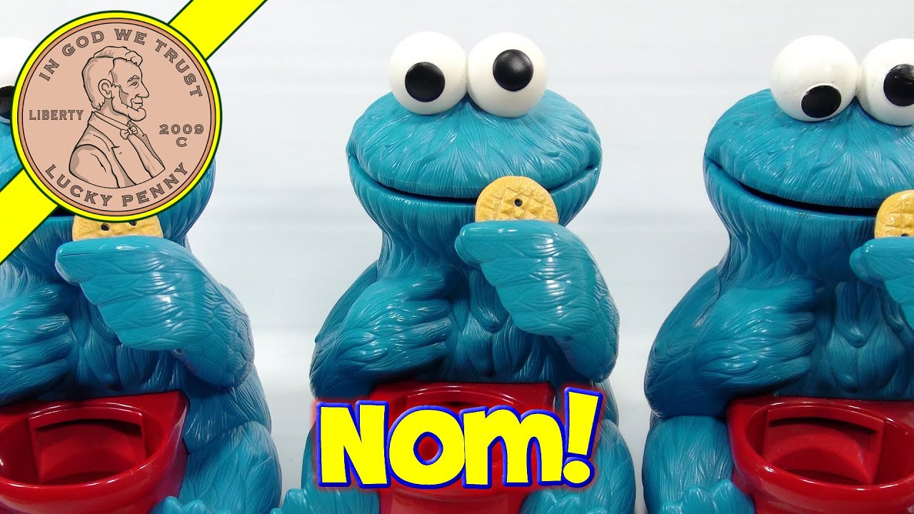 Sesame Street Cookie Monster Crunch Game #42309, 1999 Fisher Price