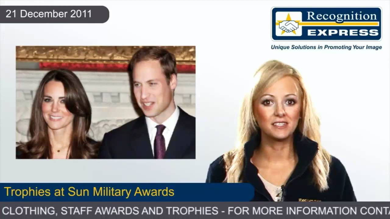 Trophies at Sun Military Awards