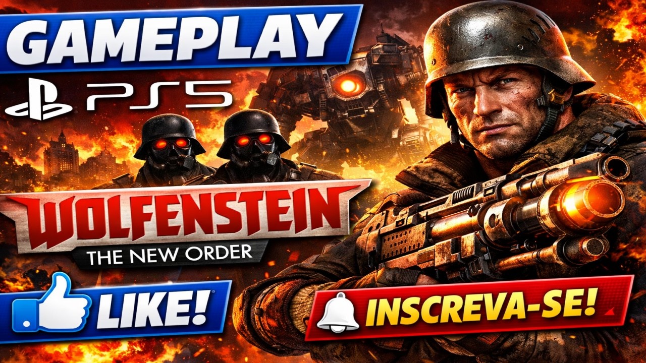 WOLFENSTEIN THE NEW ORDER JOGANDO NO PLAYSTATION 5