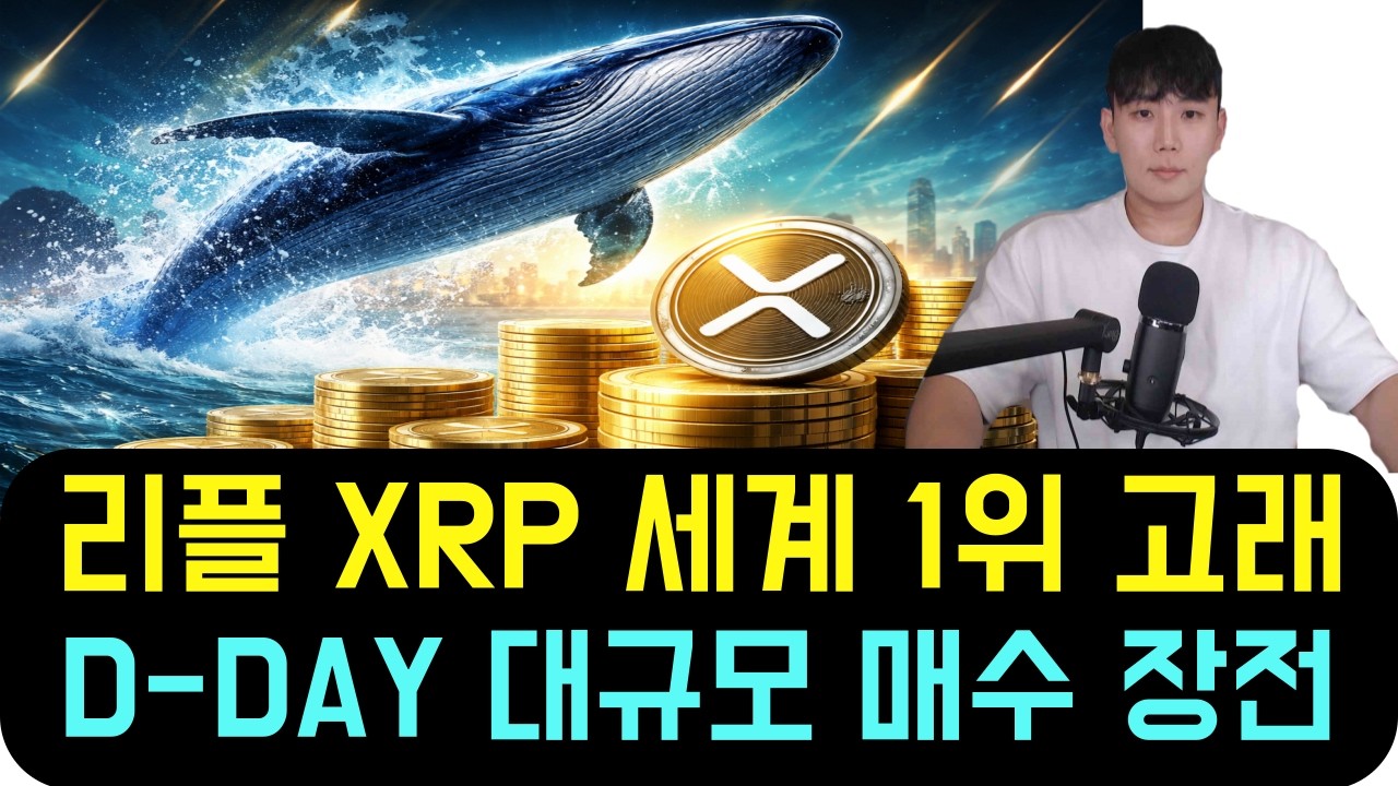 [리플 XRP] 세계 1위 고래, 대규모 매수자금 장전완료 D-DAY