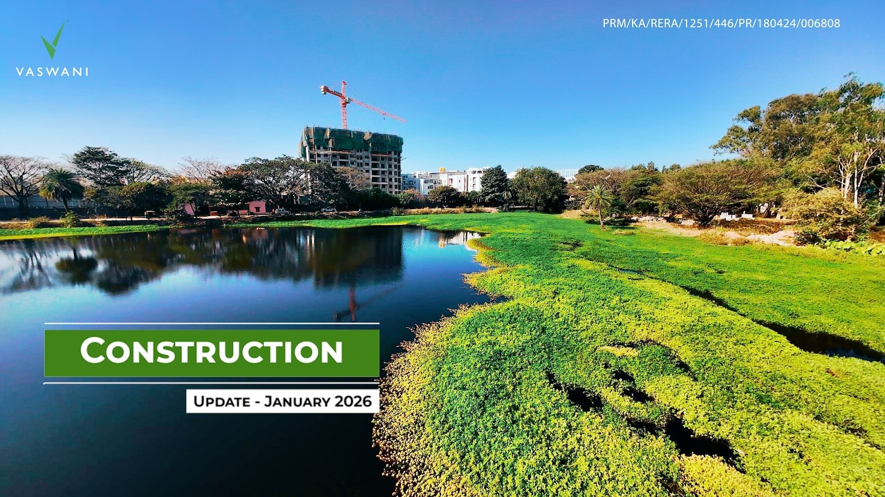 Vaswani Starlight  | Construction Update - January 2026. Luxury homes in Whitefield - Bengaluru