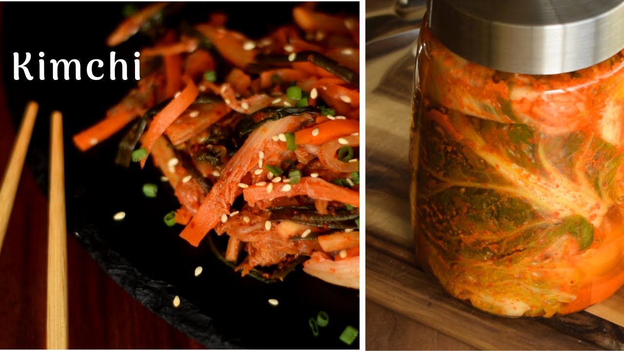 Kimchi ■ Cel mai Faimos Preparat Coreean - Varză Murată cu Legume ■ Vegan ASMR