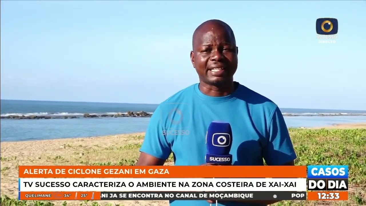 CICLONE AMEAÇA A COSTA DE GAZA COM VENTOS FORTES E INUNDAÇÕES