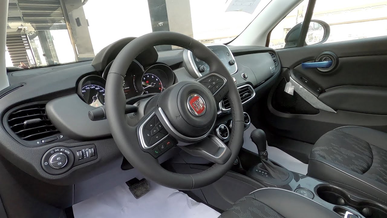 Fiat 500x 2022 Крест ввод Экстерьер и Обзор интерьера