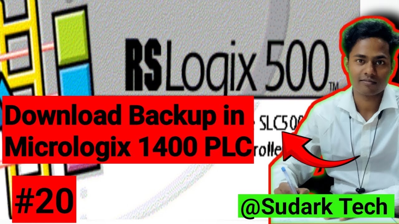 How to Download PLC Backup In Micrologix 1400 PLC | Sudark Tech