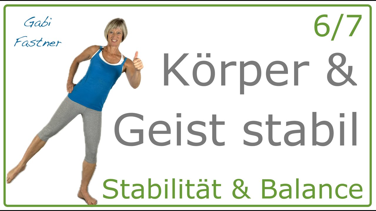 6/7 🌱 15 min.  Körper und Geist stabil | Neurogymnastik im Stehen, ohne Geräte