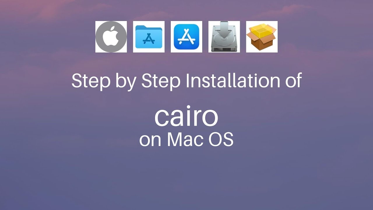 ✅ Solved - Download & install cairo on Mac OS (Sonoma, Sequoia, Ventura) via Homebrew / brew