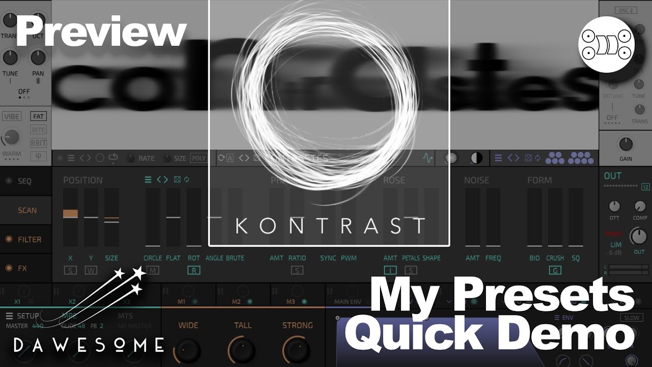Dawesome Kontrast: my presets make a poem