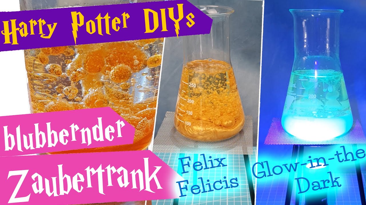 DIY Effekt wie Lava Lampe | Harry Potter DIY Zaubertränke | Öl Wasser Dichte Experiment | mommymade