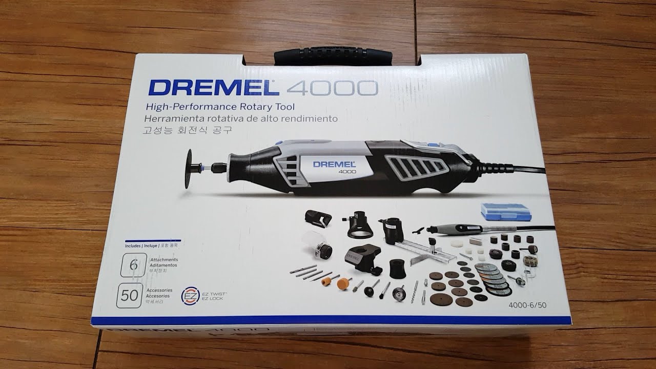 드레멜 4000 6/50 개봉기 - Dremel 4000 6/50 Unboxing Review