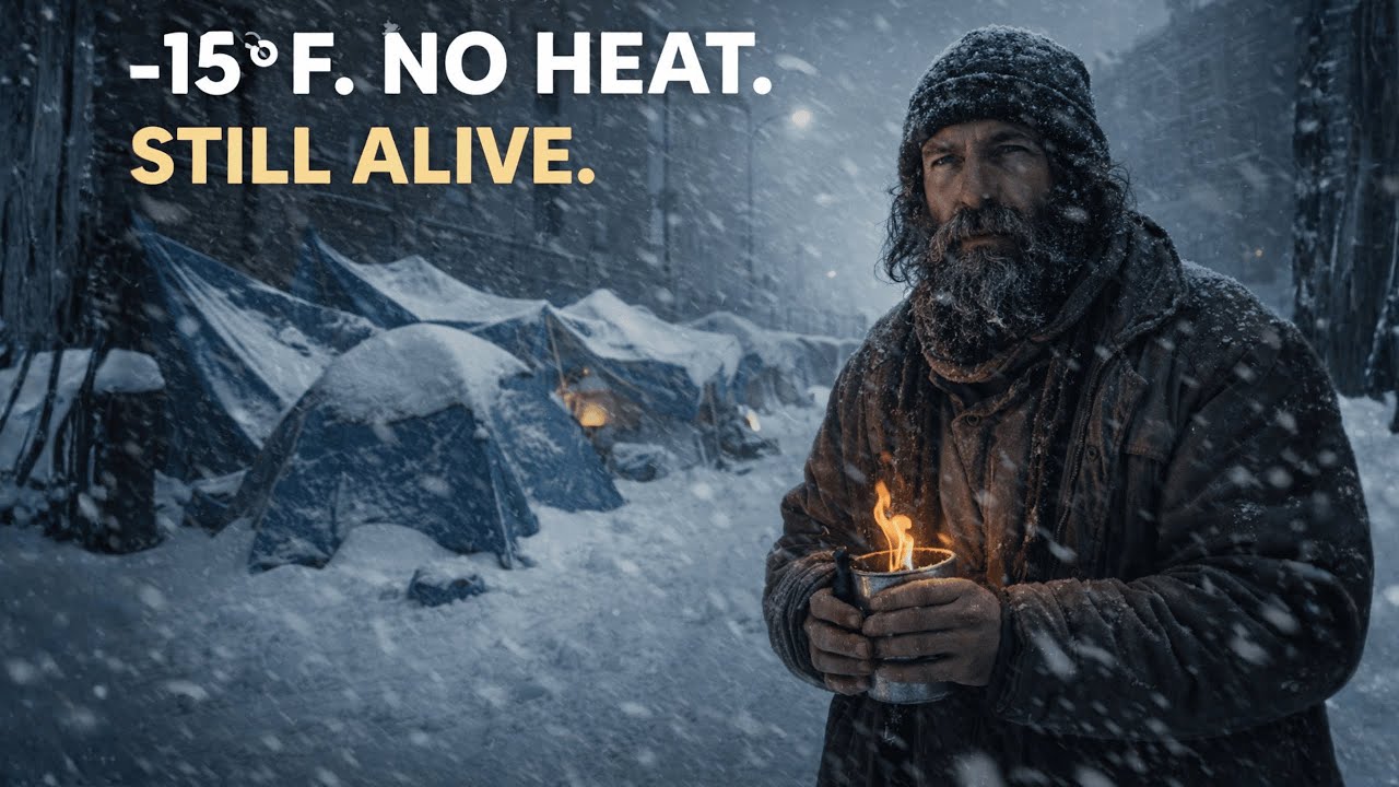 How Homeless People Survive Blizzards In Tents