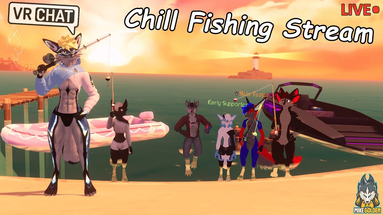 Fishing & Chill Hangout [Chilling In VRChat] | VRChat Livestream