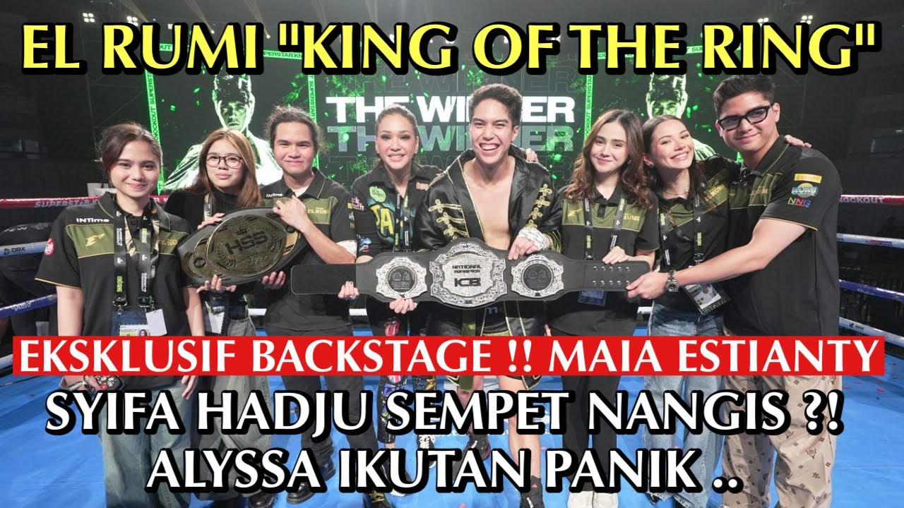 JEFRI NICHOL VS EL RUMI REMATCH : EKSKLUSIF BACKSTAGE !! CURHATAN SYIFA HADJU, SEMPAT NANGIS ?!