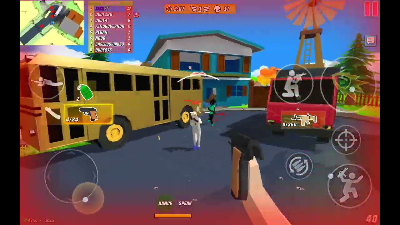 dude theft wars kill:40 death:7 normal gameplay