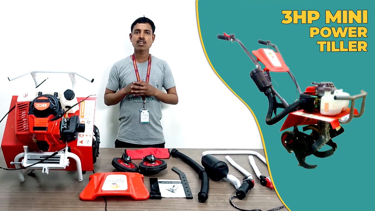 How To Assemble 3 HP  Mini Power Tiller | Power Weeder  | Cultivator | Call Us  - 7829055044