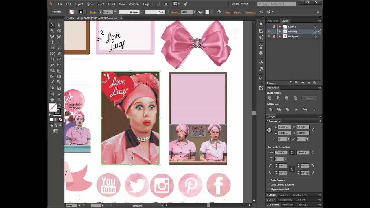 Cricut Stickers - Custom Cut Files  - With Adobe Illustrator
