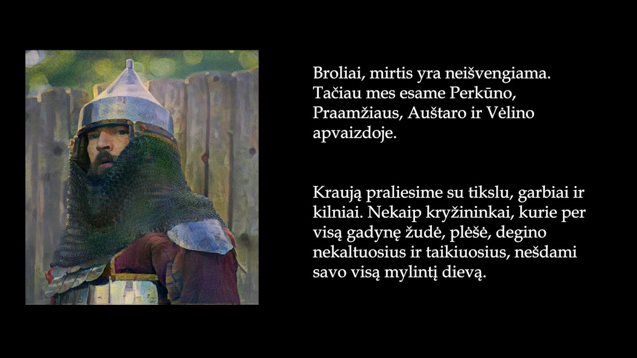 Kunigaik&scaron;čio Vaidoto kalba per Kauno pilies apgultį 1362 m.