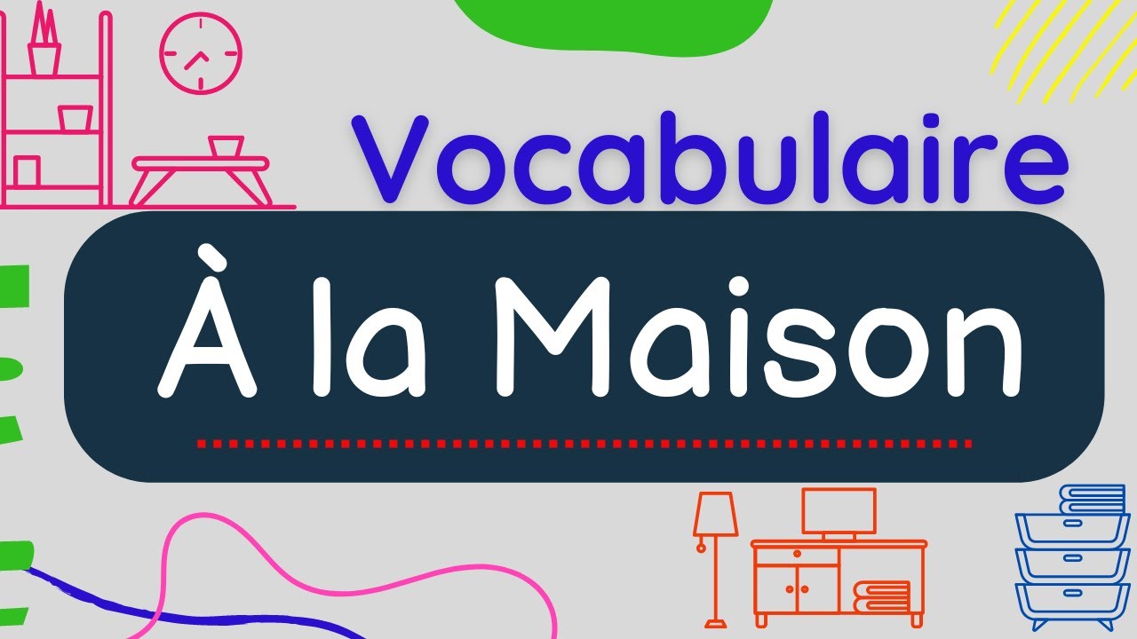 La casa en FRANCES, aprendemos de la casa en la casa, la maison | Nina Fr