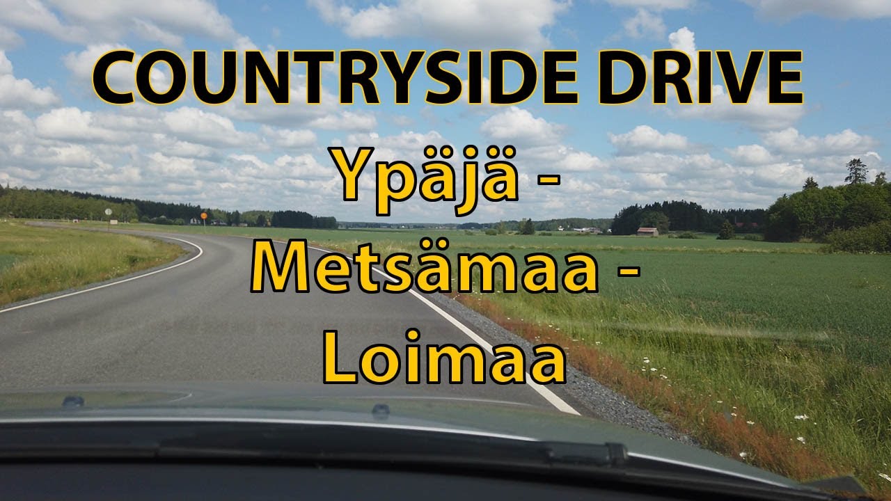 CDS Countryside Drive Finland Ypäjä Metsämaa Loimaa, 4K UHD