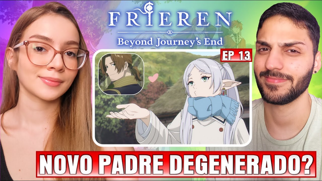 (FRIEREN TENTOU SEDUZIR ELE? ☺) Professora de Geografia assiste FRIEREN｜EPISÓDIO 13｜REACT