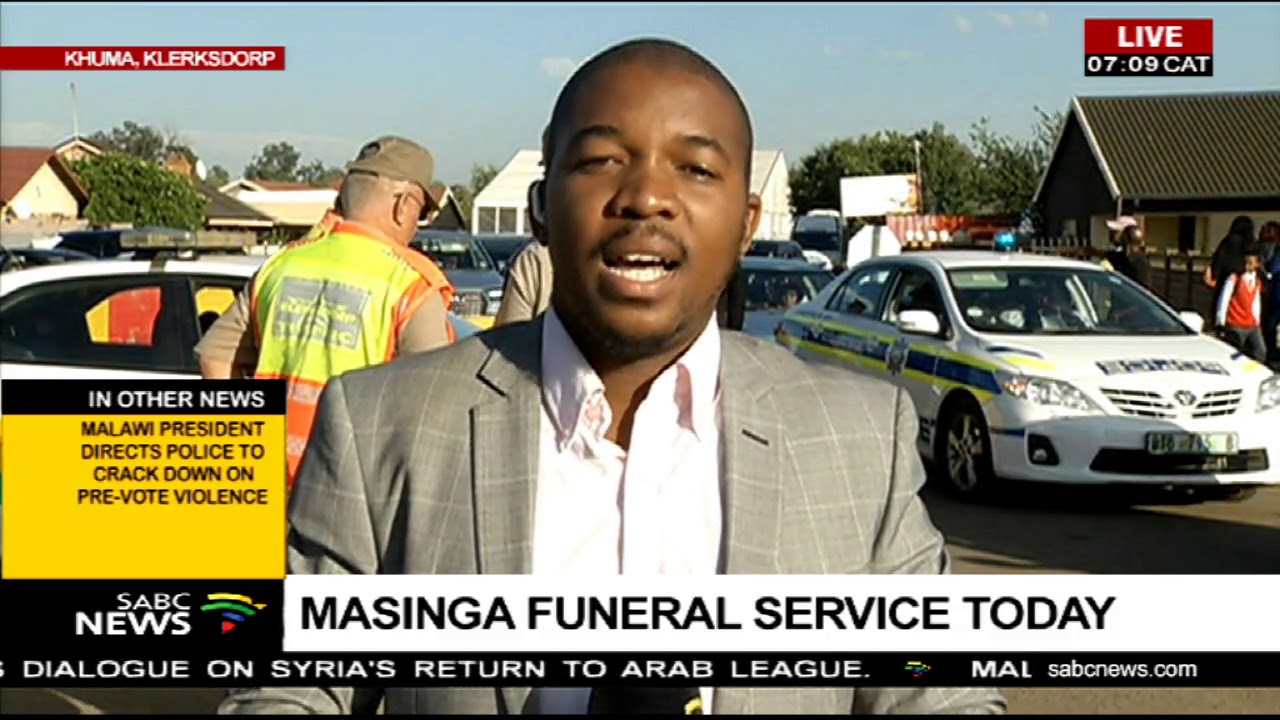 Masinga funeral service Thursday