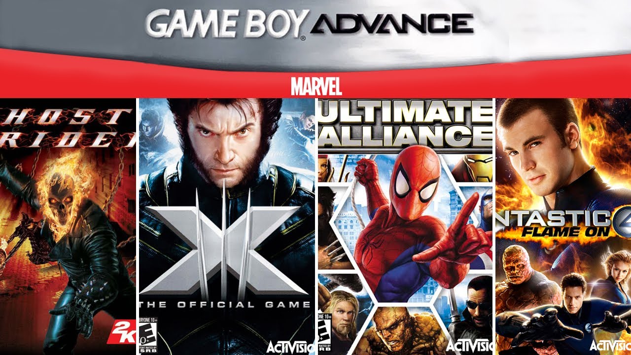 Marvel Super Heroes Games for GBA