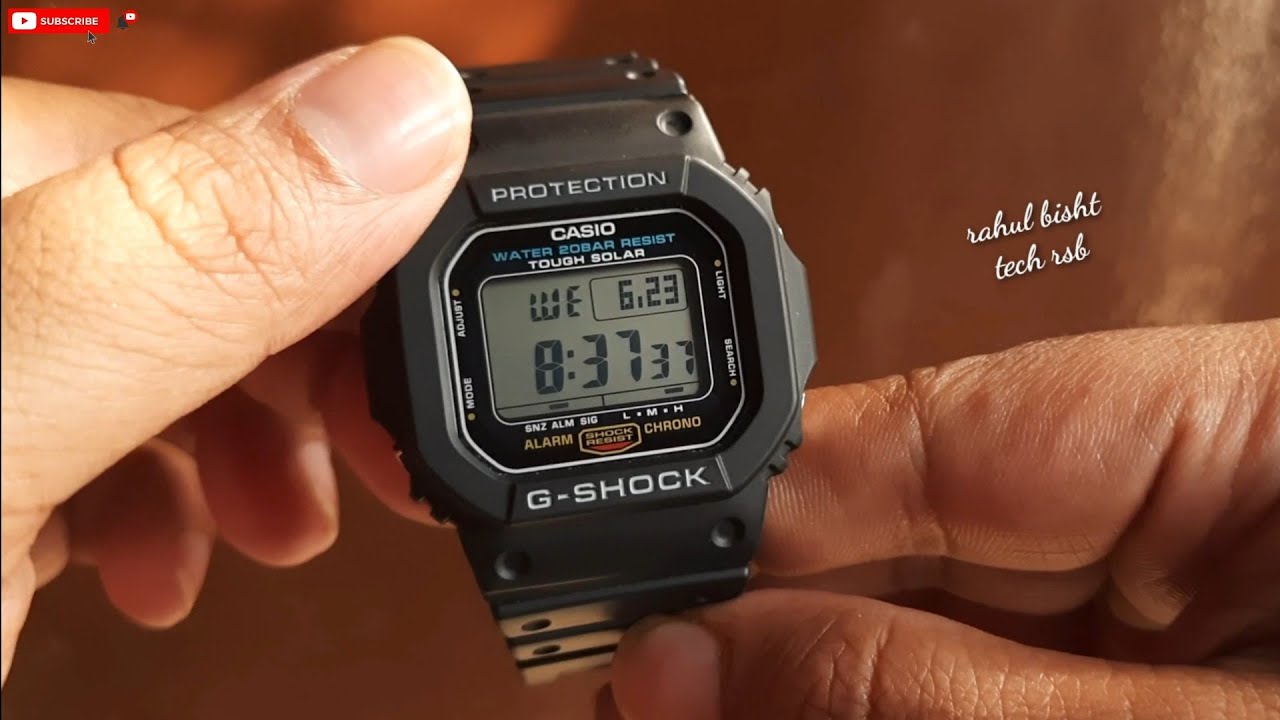how to set time in g shock watch in hindi, how to set time in digital watch, g shock all settings👌😍