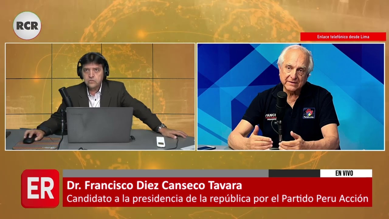 CANDIDATO DE  PERÚ ACCIÓN SEÑALÓ LA POSIBILIDAD DE FRAUDE EN LAS ELECCIONES DEL 12 DE ABRIL