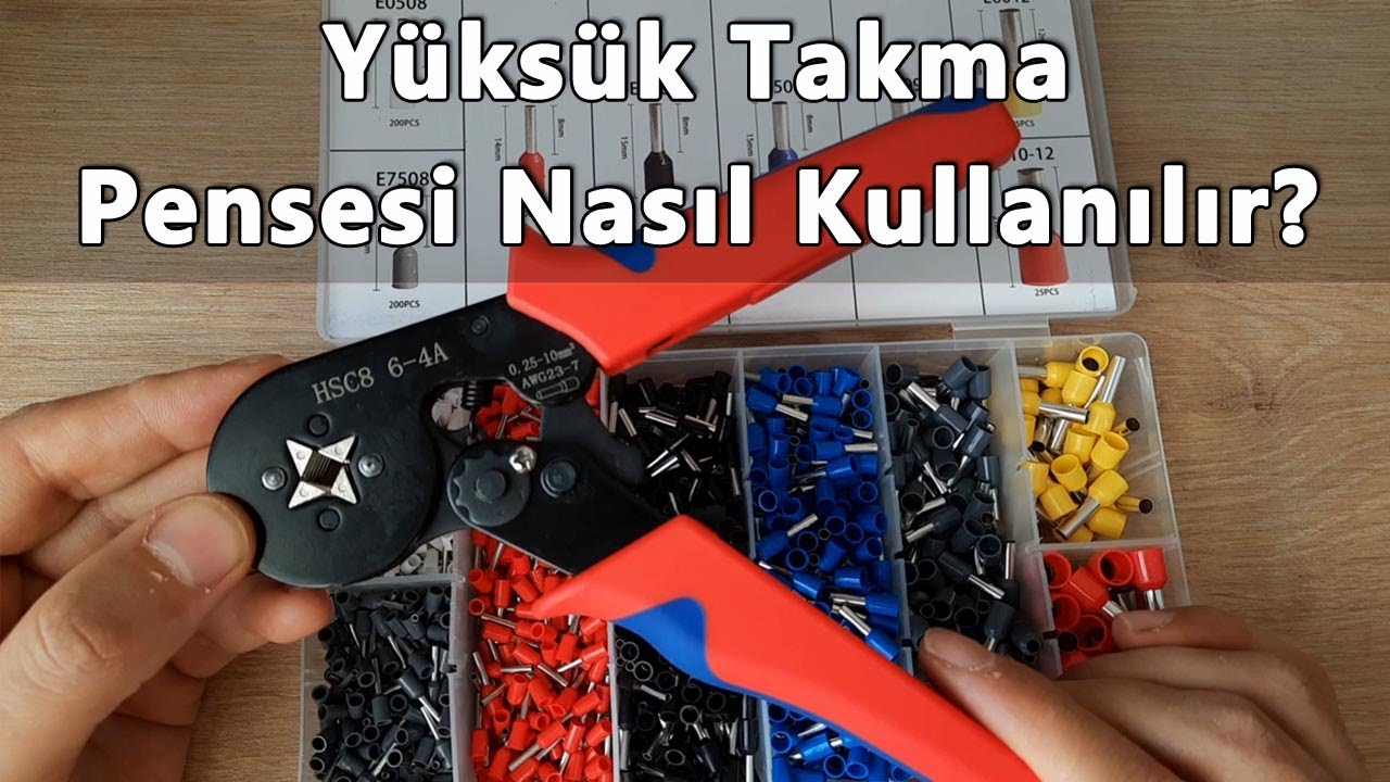Kablo Yüksük / Terminal Takma Pensesi Nasıl Kullanılır?