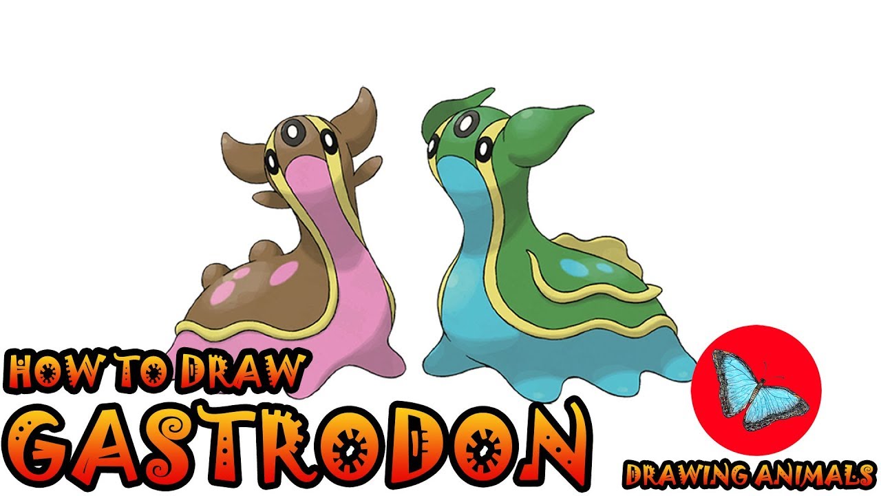 How To Draw Gastrodon Pokemon | Coloring and Drawing For Kids