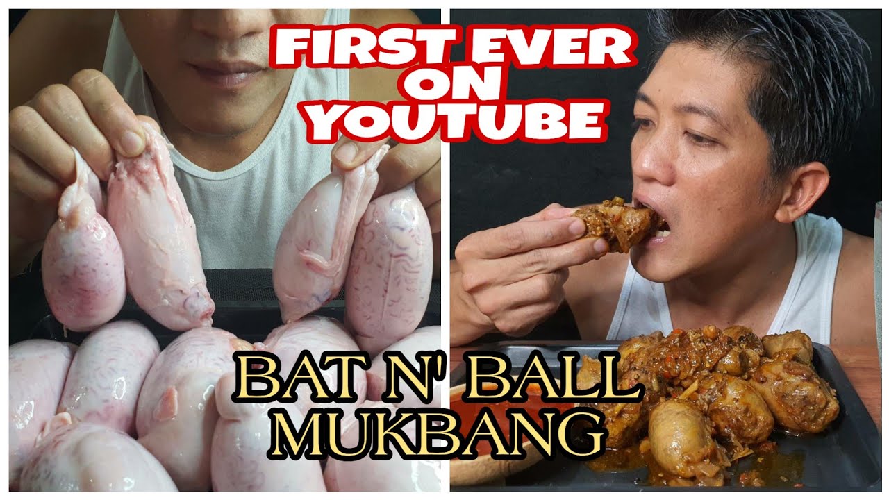 BAT n' BALL MUKBANG: NO TALKING (Cow testicle) Asia's soup #5 (ASMR) |Team AgustinTv