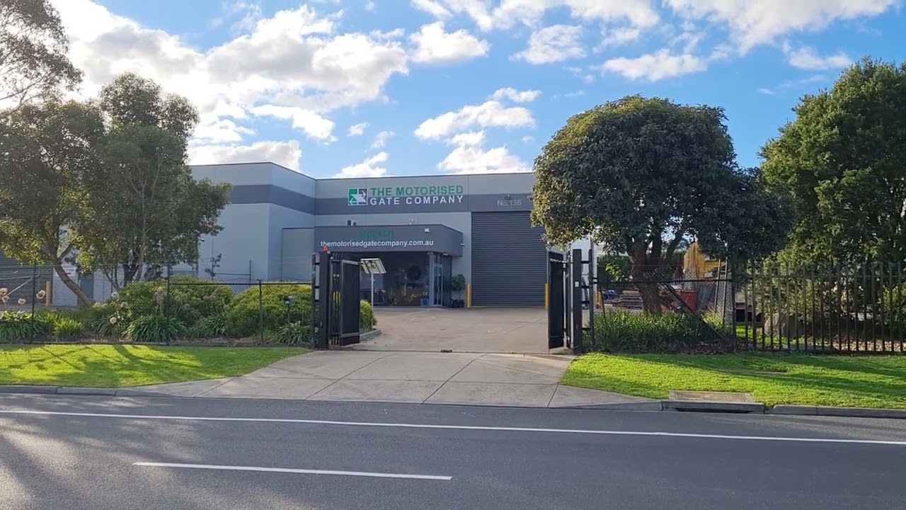 Factory Entrance Security Gate - by The Motorised Gate Company