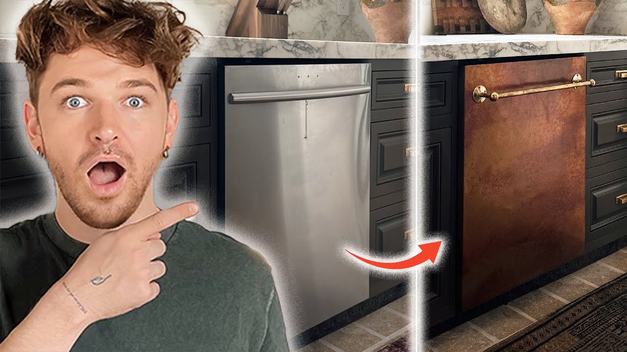WRAPPING MY DISHWASHER IN COPPER