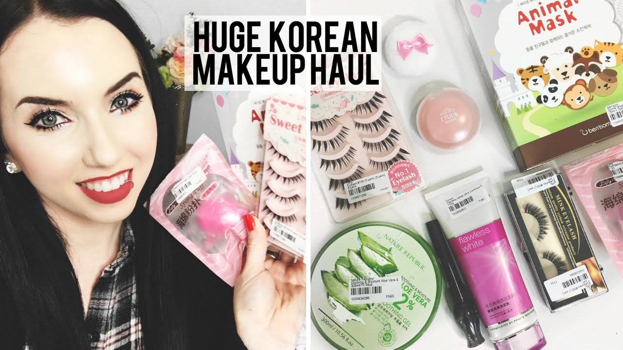 HUGE KOREAN MAKEUP & SKINCARE HAUL | YesStyle