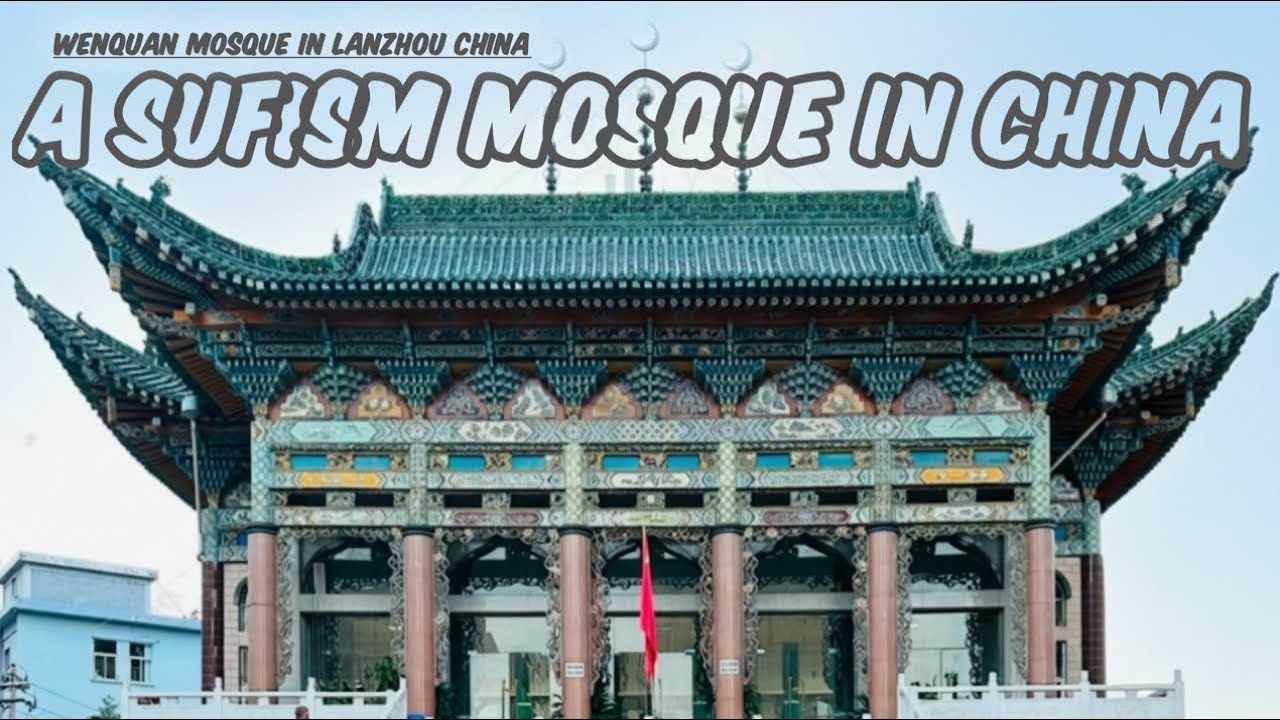 A Famous Sufism Mosque In China (Wenquan Mosque in Lanzhou City of China)