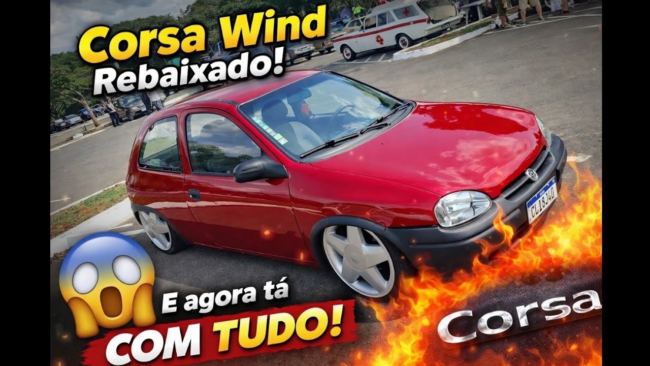 COMPROU DO CASTELANI O CORSA WIND 1998 ,COM SUSPENSÃO A AR,RODAS 17 SE LIGA NA COR ESSE TÁ APROVADO.
