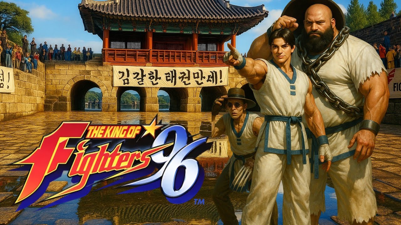 TAS - THE KING OF FIGHTERS '96 - KOREA TEAM -  KIM KAPHWAN  CHANG KOEHAN  CHOI BOUNGE