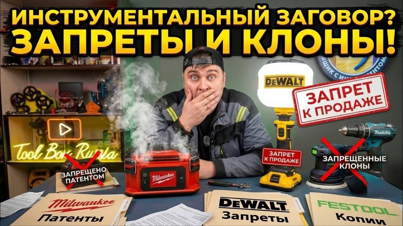 ИНСТРУМЕНТАЛЬНЫЕ НОВОСТИ: Главные скандалы Metabo, DeWALT, Milwaukee и Ryobi!