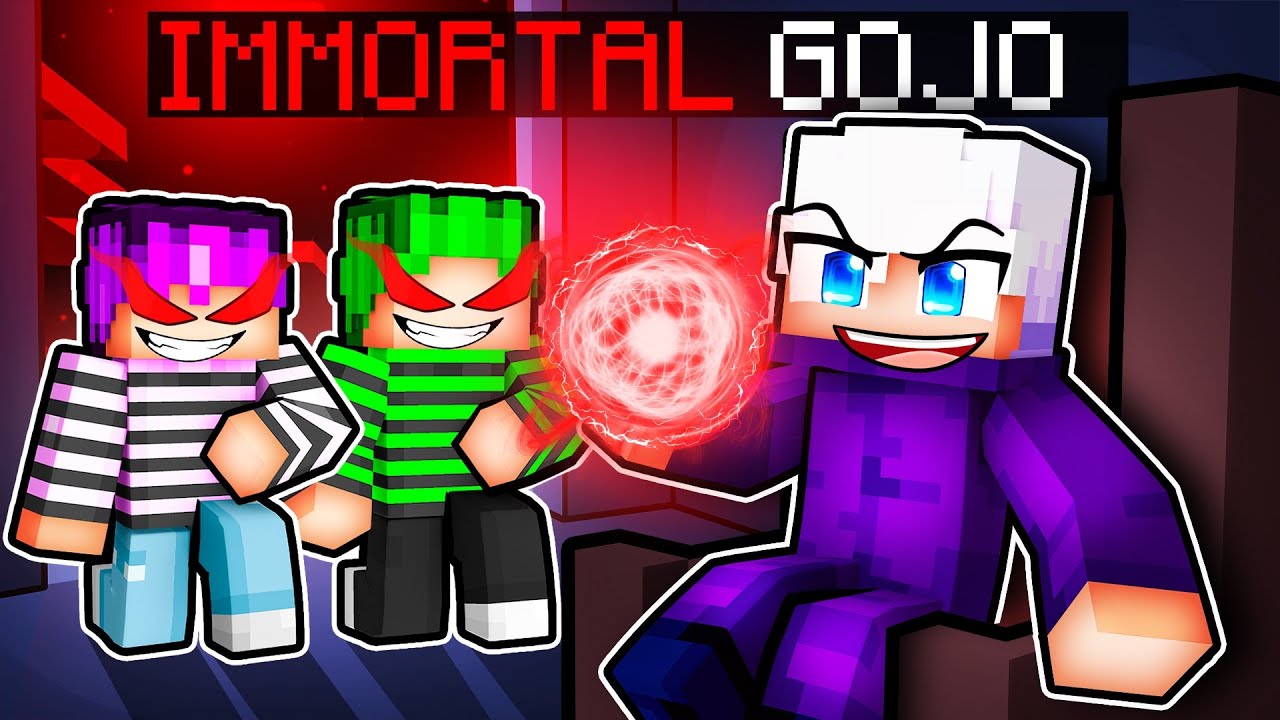 REBORN as an IMMORTAL GOJO in Minecraft!